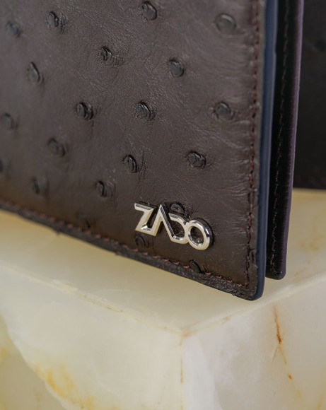 Picture of OSTRICH LEATHER WALLETS BROWN