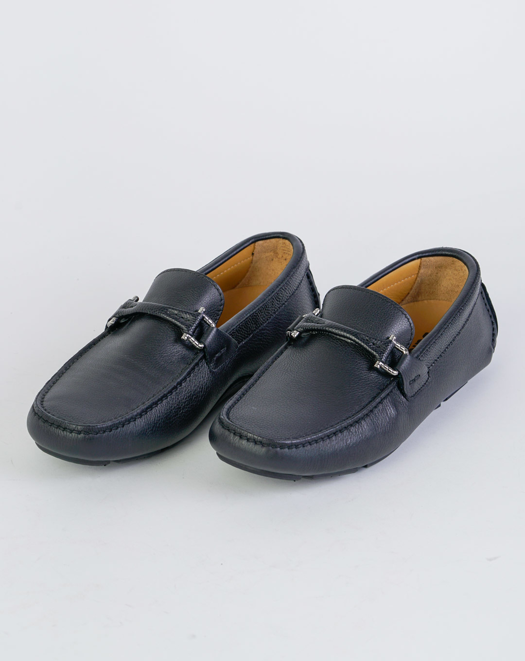 NAPPA LEATHER LOAFERS BLACK | ONEMAROON