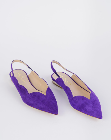 Picture of KATE SCALLOP SLINGBACK FLATS