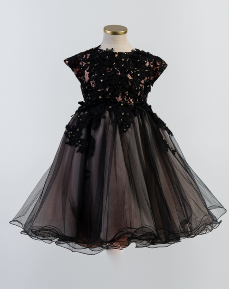 Picture of BLACK AND PINK TULLE DRESS