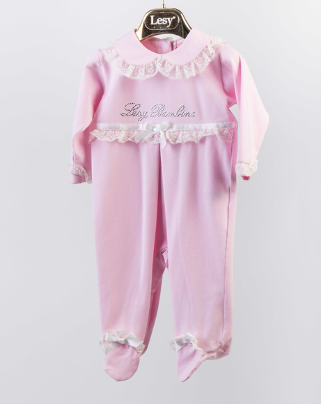 Picture of SILVER LESY EMBROIDERY BABYSUIT
