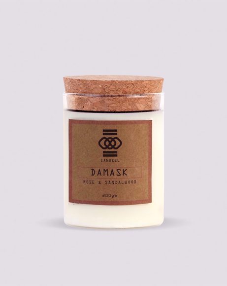 Picture of DAMASK : ROSEWATER AND SANDALWOOD - CANDLE