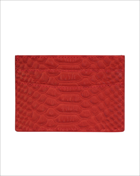 Picture of RED PYTHON CLASSIC CARD HOLDER