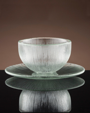 Picture of FIREFLY TEA BOWL & SAUCER IN CLEAR