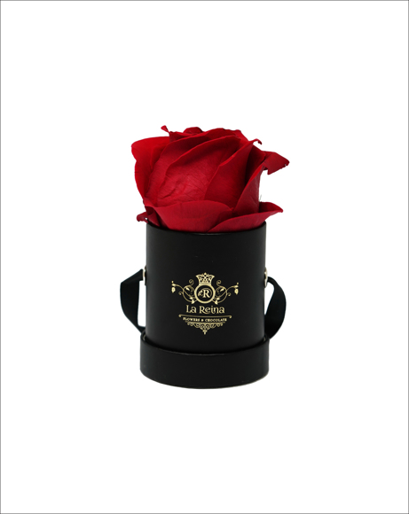 Picture of BLACK MINI BOX WITH ROSE
