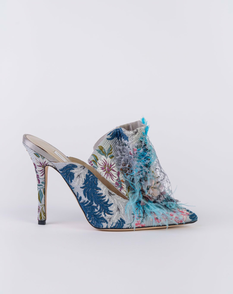 Picture of PRINTED SLIP ON HIGH HEELS