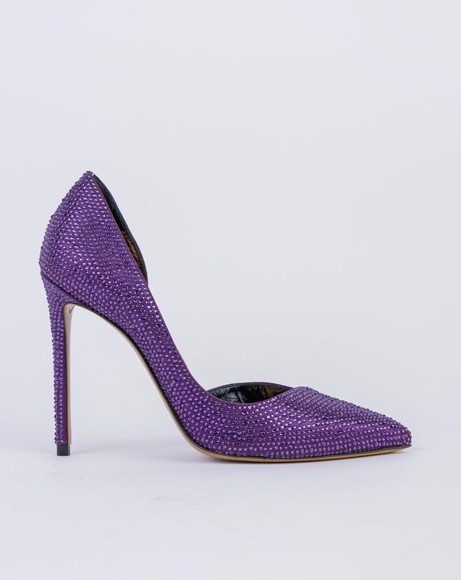 Picture of LEATHER PUMPS IN PURPLE
