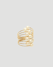 Picture of MAGIC SPIRAL PEARL RING