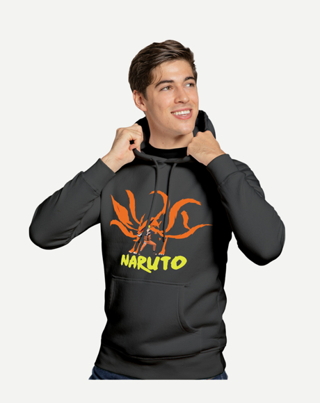 Picture of NARUTO HOODIE-GREY