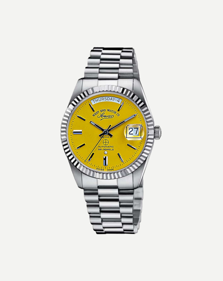 Picture of SUNRAY YELLOW DIAL AUTOMATIC WATCH, 37MM