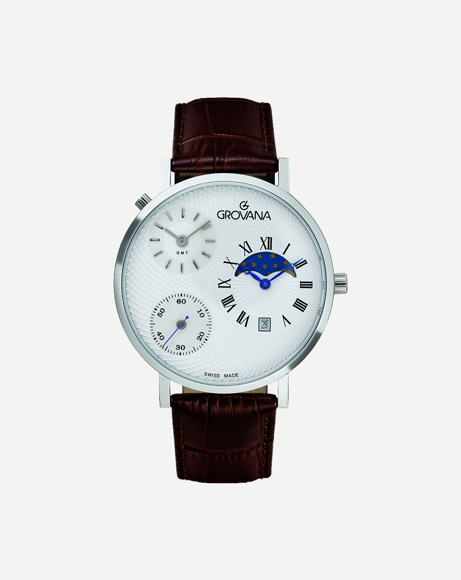 Picture of SAPHIRE CRYSTAL, MOON PHASE, 42 MM